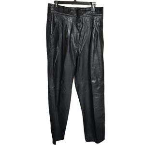Vintage 80's High-Waisted Leather Pants